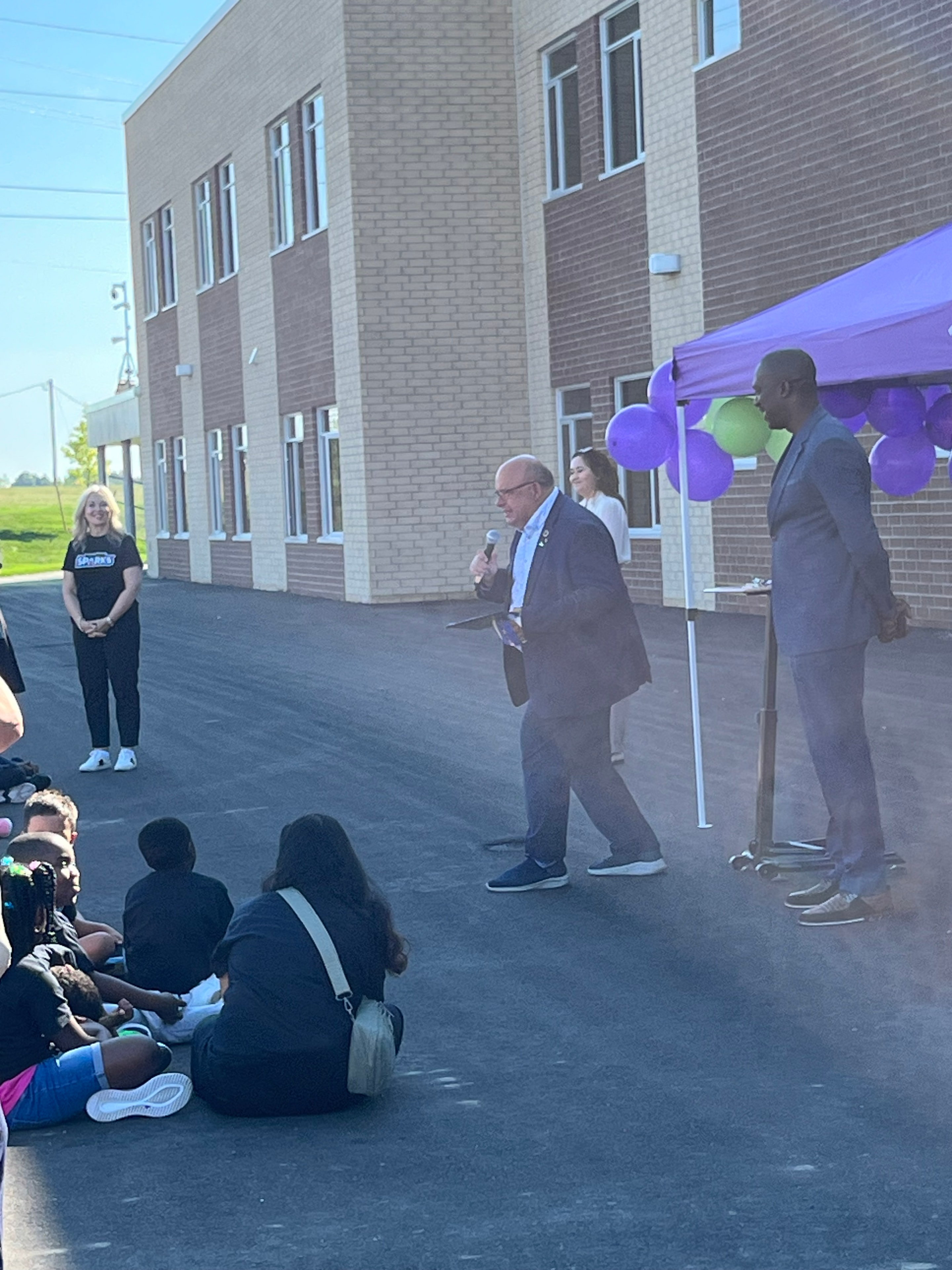 Opening day at St. Josephine Bakhita