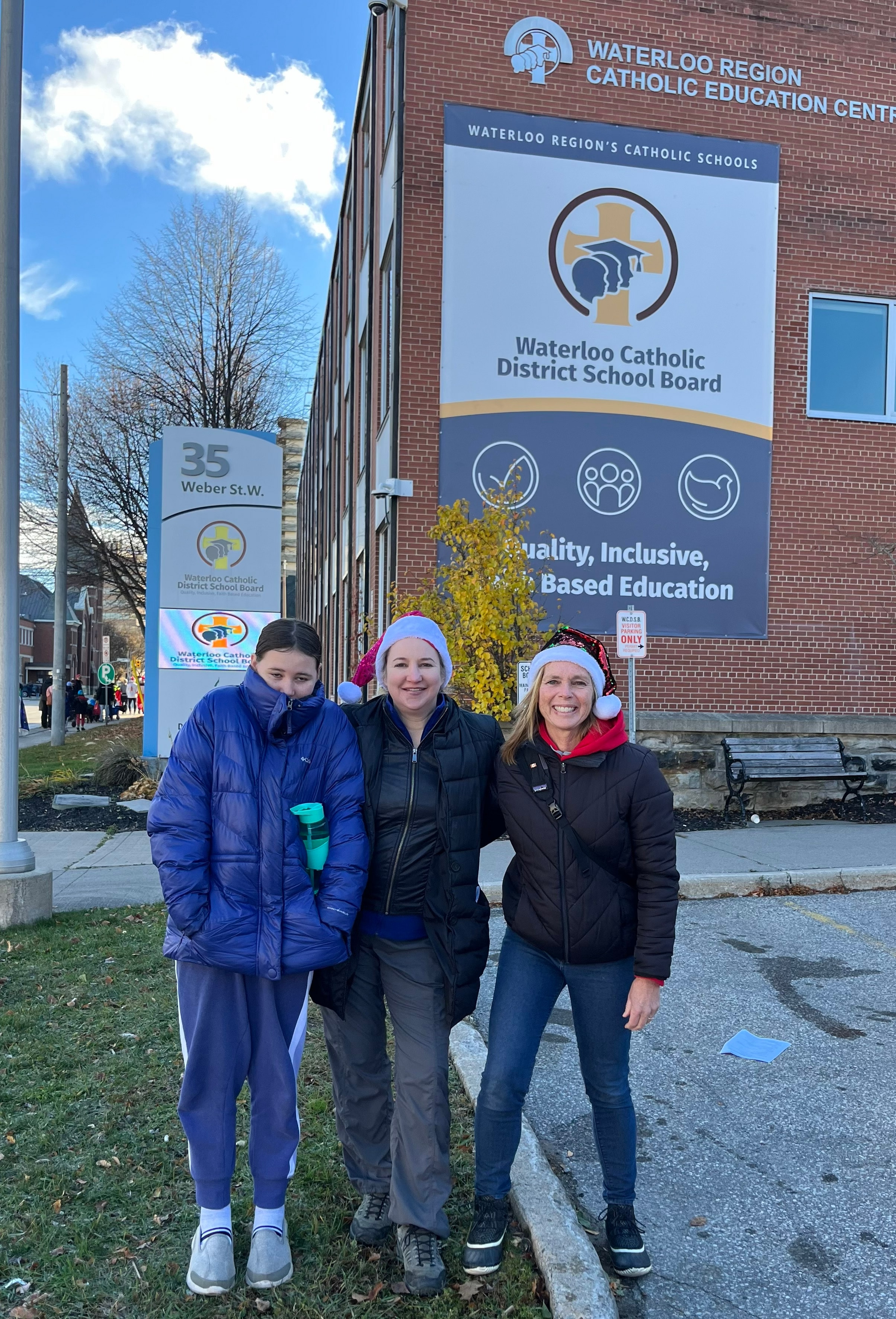 KW Santa Claus Parade — St. Mary's team