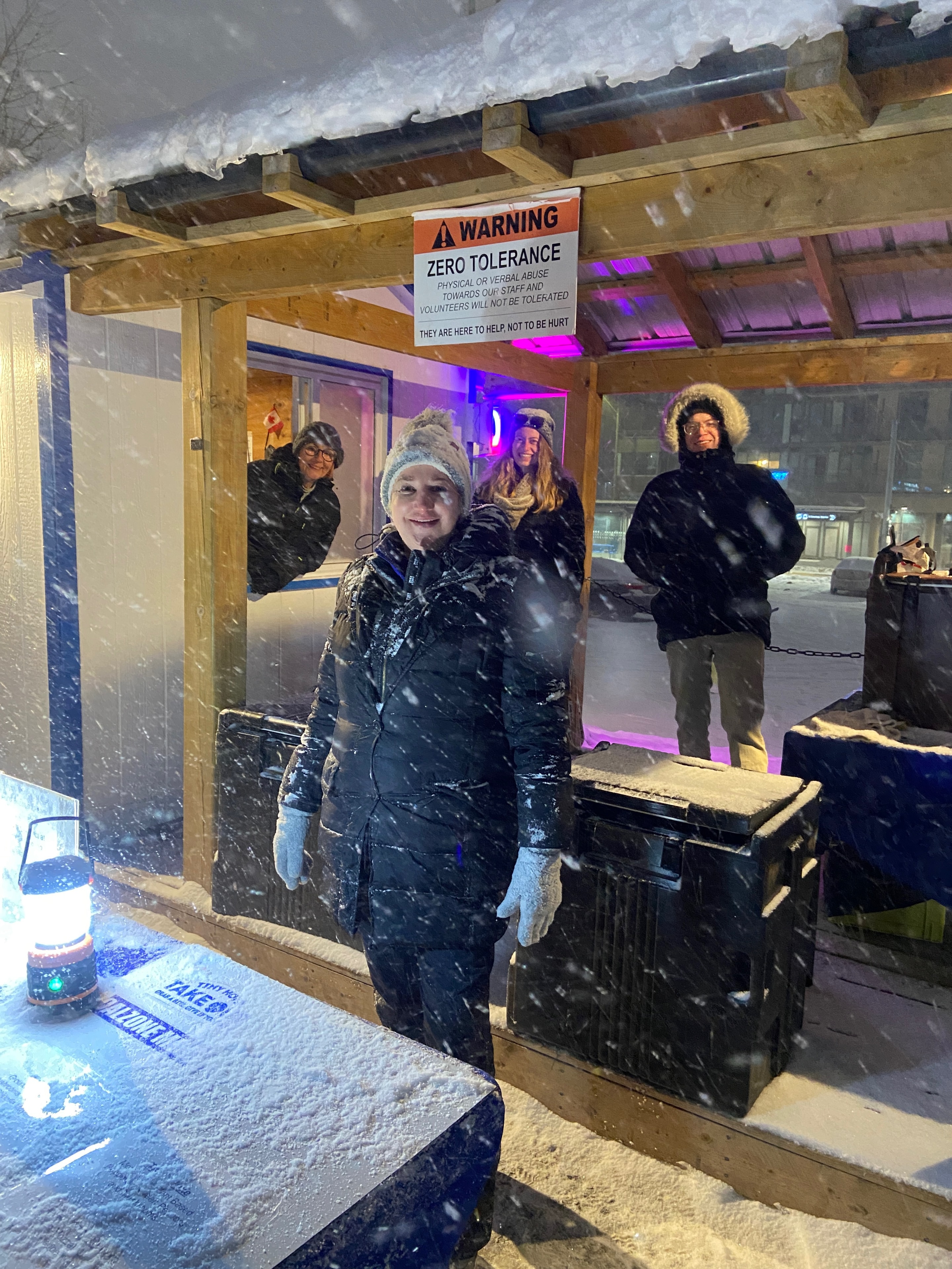 Tracey Weiler at a community outdoor event